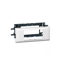 Legrand 010954 Суппорт/рамка Mosaic 4 мод. для крышки 65мм