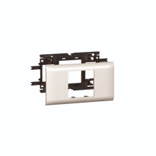 Legrand 010952 Суппорт/рамка Mosaic 2 мод. для крышки 65мм