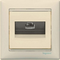 Legrand 774138 Розетка RJ45 Valena 1 выход Кат.5e UTP монтаж на винтах слоновая кость