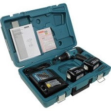 Makita DF332DWAE Дрель ак бщет,{10.8В,2х2Ач Li-ion(слайдер),БЗП-10мм,0-4500-1500м,3521Нм,1кг,чем,подсв}