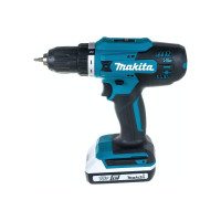 Makita DF488DWE Дрель ак {18В,2х1.5 Ач Li-ion,БЗП-13мм,0-4000-1400обм,4224Нм,1.7кг,чем,G-серия }