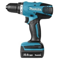 Makita DF347DWE Дрель ак,{14.4В,2х1.5Ач Li-ion,БЗП-10мм,0-4000-1400обм,3015Нм,1.4кг,чем,G-серия}