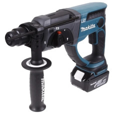 Makita DHR202RF Перфоратор аккумуляторный {SDS-plus;18В;1х3Ач;Li-Ion;3х реж;1,9 Дж;0-4000 уд/мин;сверление бет-20мм;мет-13мм;дер-26мм;кейс;вес 3,5 кг}