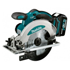 Makita DSS610RF Пила дисковая аккумуляторная [DSS610RF] { 18В,1х3Ач,Li-ion,3700обм,диск-ф165мм,рез-57мм,3.2кг,кор,подсв }