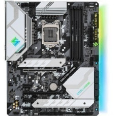 Asrock Z590 STEEL LEGEND {Soc-1200 Intel Z590 4xDDR4 ATX AC`97 8ch(7.1) 2.5Gg RAID+HDMI}