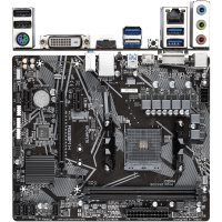 Материнская плата Gigabyte AMD A520 AM4 DDR4 ( A520M H ) mATX, Ret