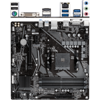 Материнская плата Gigabyte AMD A520 AM4 DDR4 ( A520M DS3H ) mATX, Ret