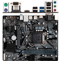 Материнская плата Gigabyte H470 LGA1200 DDR4 ( H410M H V2 ) mATX, Ret
