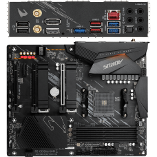 Материнская плата Gigabyte AMD B550 AM4 DDR4 ( B550 AORUS Elite AX V2 ) ATX, Ret