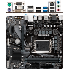 Материнская плата Gigabyte H610 LGA1700 DDR4 ( H610M S2H DDR4 ) mATX, Ret
