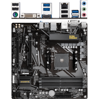 Материнская плата Gigabyte AMD B550 AM4 DDR4 ( B550M DS3H ) mATX, Ret