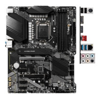 MSI Z490 S1200 ATX Z490-A PRO {Soc-1200 Intel Z490 4xDDR4 ATX AC`97 8ch(7.1) 2.5Gg RAID+HDMI+DP}