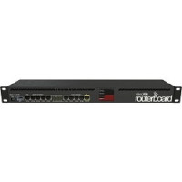 MikroTik RB2011UiAS-RM Маршрутизатор для помещений: 10 Ethernet (5 Gigabit), 1 SFP, 128 МБ RAM, сенсорный дисплей и раздача PoE-питания на 10 порту