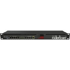 MikroTik RB2011UiAS-RM Маршрутизатор для помещений: 10 Ethernet (5 Gigabit), 1 SFP, 128 МБ RAM, сенсорный дисплей и раздача PoE-питания на 10 порту