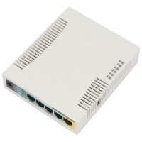 MikroTik RB951Ui-2HnD Беспроводной маршрутизатор 600Mhz CPU, 128MB RAM, 5xLAN, built-in 2.4Ghz 802b/g/n