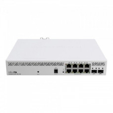 Mikrotik CSS610-8P-2S+IN PoE-коммутатор, 8х 1G RJ45, 2х SFP+, раздача PoE 140 Вт, SwitchOS Lite