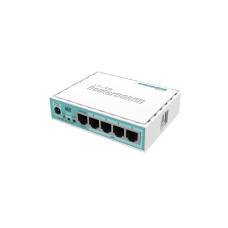 MikroTik RB750Gr3 hEX Маршрутизатор гигабитный высокопроизводительный Ethernet with power supply and case 5 port 10/100/1000