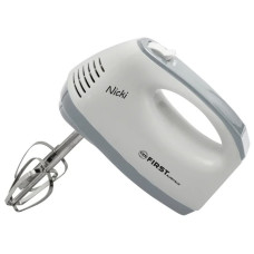 FIRST FA-5262-5 White Миксер Мощность:150 Вт.5 скоростей. Кнопка освобождения насадок.2 венчика.White
