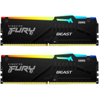 Модуль памяти DDR5 64Gb (2х32Gb) PC-48000 6000MHz Kingston ( KF560C40BBAK2/64 )