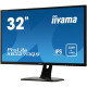 Монитор ЖК Iiyama ProLite XB3270QS-B1 31.5" Black 4ms DVI-D, HDMI, DisplayPort