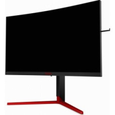 LCD AOC 27" AGON AG273QCG Black-Red {TN Curved GSync 2560x1440@165Hz 1ms 170/160 400cd 1000:1 72%NTSC Frameless HDMI DisplayPort USB3.0x4 AudioOut 2Wx2 DTS }