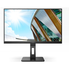 LCD AOC 27'' Q27P2CA {IPS 2560х1440 300cd 178/178 1000:1 4ms D-Sub 2xHDMI DisplayPort USB-Hub Pivot Tilt Swivel Speakers}