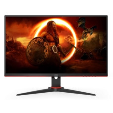 LCD AOC 23.8'' 24G2SU {VA 1920х1080 165Hz 350cd 178/178 3000:1 4ms D-Sub 2xHDMI DisplayPort USB-Hub Tilt Swivel Speakers Curved 2x2W}