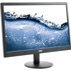 LCD AOC 19.5" E2070SWN черный {TN 1600x900 75Hz 5ms 90/60 200cd 600:1 8bit(6bit+FRC) D-Sub VESA}