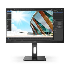 LCD AOC 27'' Q27P2Q {IPS 2560х1440 300cd 178/178 1000:1 16.7M 4ms D-Sub HDMI DisplayPort USB-Hub Height adj Pivot Tilt Swivel Speak}