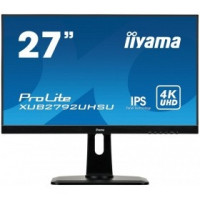 IIYAMA 27" XUB2792UHSU-B1 черный {IPS LED 3840x2160 5ms 16:9 300cd 178/178 DVI HDMI DisplayPort USBHub}