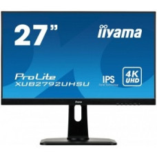 IIYAMA 27" XUB2792UHSU-B1 черный {IPS LED 3840x2160 5ms 16:9 300cd 178/178 DVI HDMI DisplayPort USBHub}