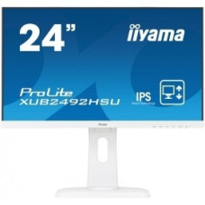 IIYAMA 23.8" XUB2492HSU-W1 белый {IPS LED 1920x1080 5ms 16:9 1000:1 250cd 178гр/178гр D-Sub DisplayPort HDMI 2x2W}