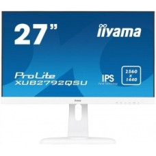 IIYAMA 27" XUB2792QSU-W1 белый {IPS LED 2560x1440 75Hz 5ms 10bit(8bit+FRC) 16:9 350cd 1000:1 178/178 D-Sub DVI HDMI1.4 DisplayPort1.2 USB3.0 AudioOut 2x2W VESA}