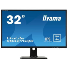 IIYAMA 31.5" XB3270QS-B1 (A) черный {IPS 2560x1440 75Hz 4ms 16:9 1200:1 250cd 178/178 10bit(8bit+FRC) DVI HDMI1.4 DisplayPort1.2 2x3W VESA}