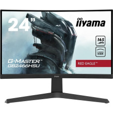 Iiyama 23.8'' GB2466HSU-B1 {VA 1920х1080 165hz Curved 250cd 178/178 1100:1 0.8ms 2xHDMI DisplayPort 2xUSB2.0 2x2W VESA}