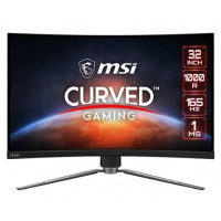 MSI MPG 31.5" ARTYMIS 323CQR {2560x1440 матовый Curved 165Hz 1ms HDMI DP USB 9kg black} [9S6-3DB15T-008]
