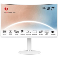 MSI Modern 27" MD271CPW белый {VA 1920x1080 75Hz 3000:1 250cd HDMI} [9S6-3PA6HH-026]