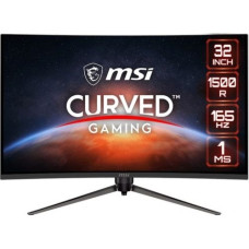 MSI 31.5" AG321CR {VA Curved 1920x1080 165Hz 1ms 250cd 178/178 HDMI1.4 HDMI2.0 DisplayPort1.2 USB} [9S6-3DB45H-013]