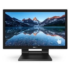 LCD PHILIPS 21.5" 222B9T TOUCH черный {TN LED 1920x1080@60Hz 2ms 16:9 170°/160° 250cd 1000:1 HDMI DVI D-Sub USBhub 2Wx2 audioout}