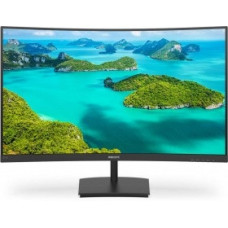 LCD PHILIPS 27" 271E1SCA(00/01) черный {VA curved 1920x1080 75Hz 8bit(6bit+FRC) 4ms 178/178 250cd 3000:1 D-Sub HDMI1.4 Adaptive-Sync 2x3W AudioOut VESA}