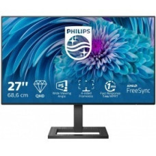 LCD PHILIPS 27" 275E2FAE черный {IPS 2560x1440 75Hz 1ms 350cd 178/178 1000:1 8bit 2xHDMI1.4 DisplayPort1.2 AdaptiveSync 2x3W VESA}