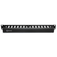 5bites Панель-органайзер кабеля CM-101B ГРЕБЕНКА / КРЫШКА / 1U / 19" / BLACK