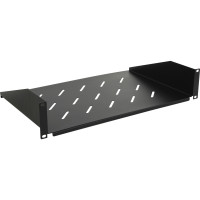 5bites Полка CS-204B для телекоммуникационного шкафа D=450 / 2U / 19" / BLACK