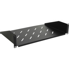 5bites Полка CS-204B для телекоммуникационного шкафа D=450 / 2U / 19" / BLACK