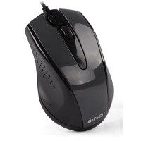 A-4Tech Мышь V-Track Padless N-500FS black optical (1000dpi) silent USB [1146039]