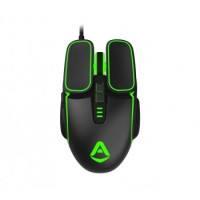 CBR CM 846 Armor, Мышь проводная, оптическая, игровая, USB, до 4800 dpi, 7 программируемых кнопок и колесо прокрутки, LED-подсветка, ABS-пластик, длина кабеля 1,5 м, цвет чёрный