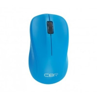 CBR CM 410 Blue, Мышь беспроводная, оптическая, 2,4 ГГц, 1000 dpi, 3 кнопки и колесо прокрутки, выключатель питания, цвет голубой