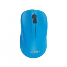 CBR CM 410 Blue, Мышь беспроводная, оптическая, 2,4 ГГц, 1000 dpi, 3 кнопки и колесо прокрутки, выключатель питания, цвет голубой
