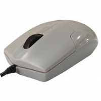 CBR CM-302 Grey USB, Мышь 1200dpi, бесшумное нажатие, провод 1.5 м.