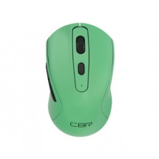 CBR CM 522 Mint, Мышь беспроводная, оптическая, 2,4 ГГц, 800/1200/1600 dpi, 6 кнопок и колесо прокрутки, технология "бесшумный клик", ABS-пластик, цвет мятный